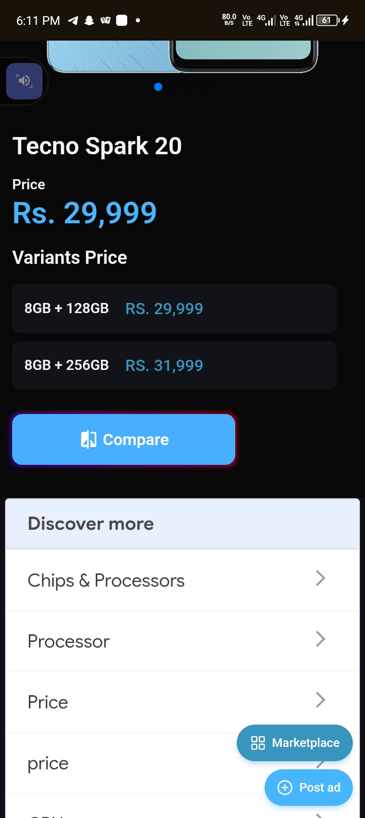Tecno spark 20 condition 10/9 screen per camere ke pass dot hai Baki all okay hai RAM 8  Rom 256 box ke sath